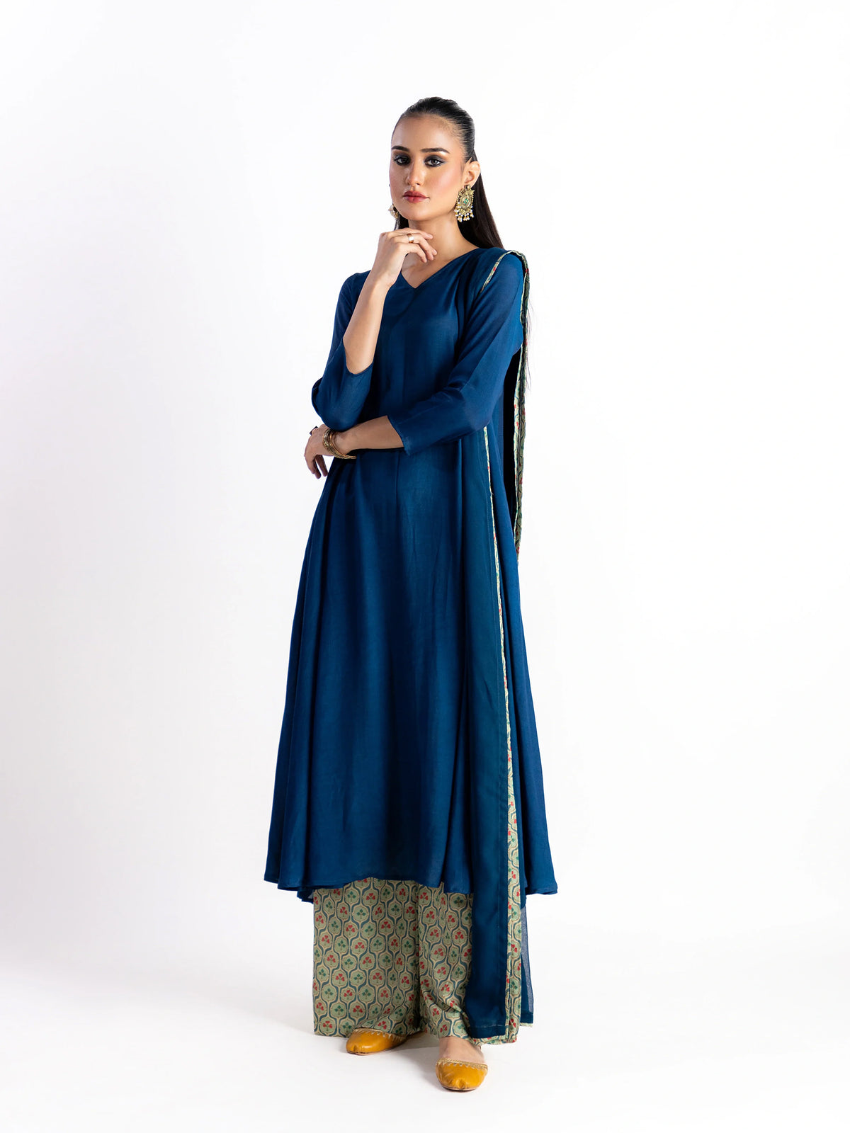 TEENPATTI - KALIDAAR KURTA SET