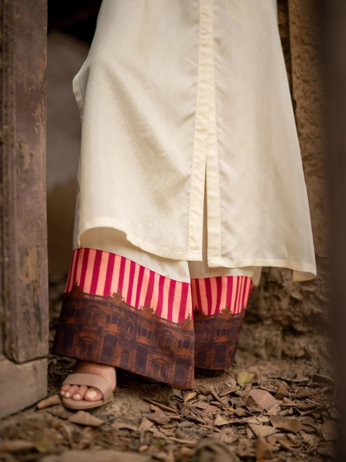 MENDOZA OFF-WHITE CO-ORD SET