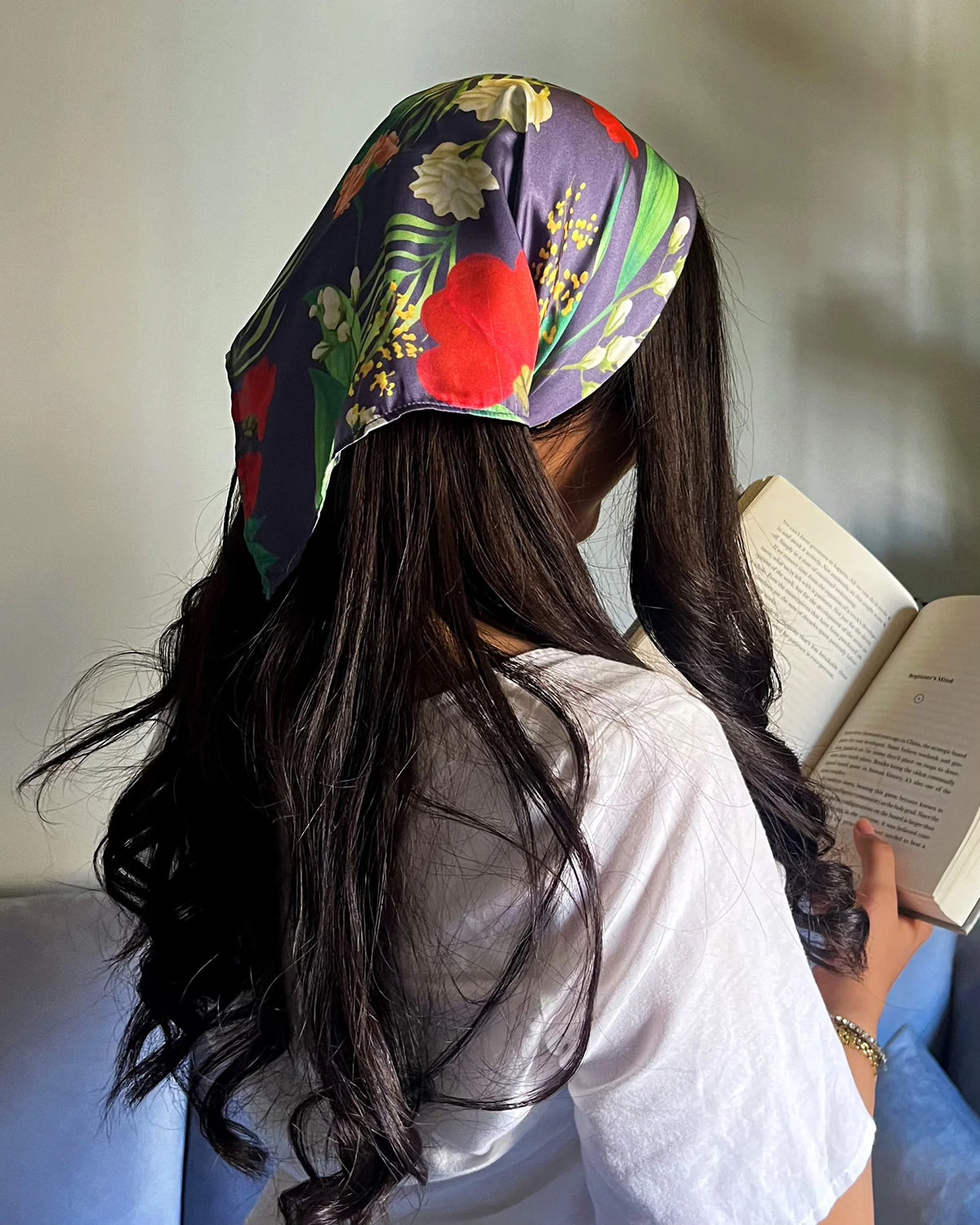 GULNAR BANDANA - GREY