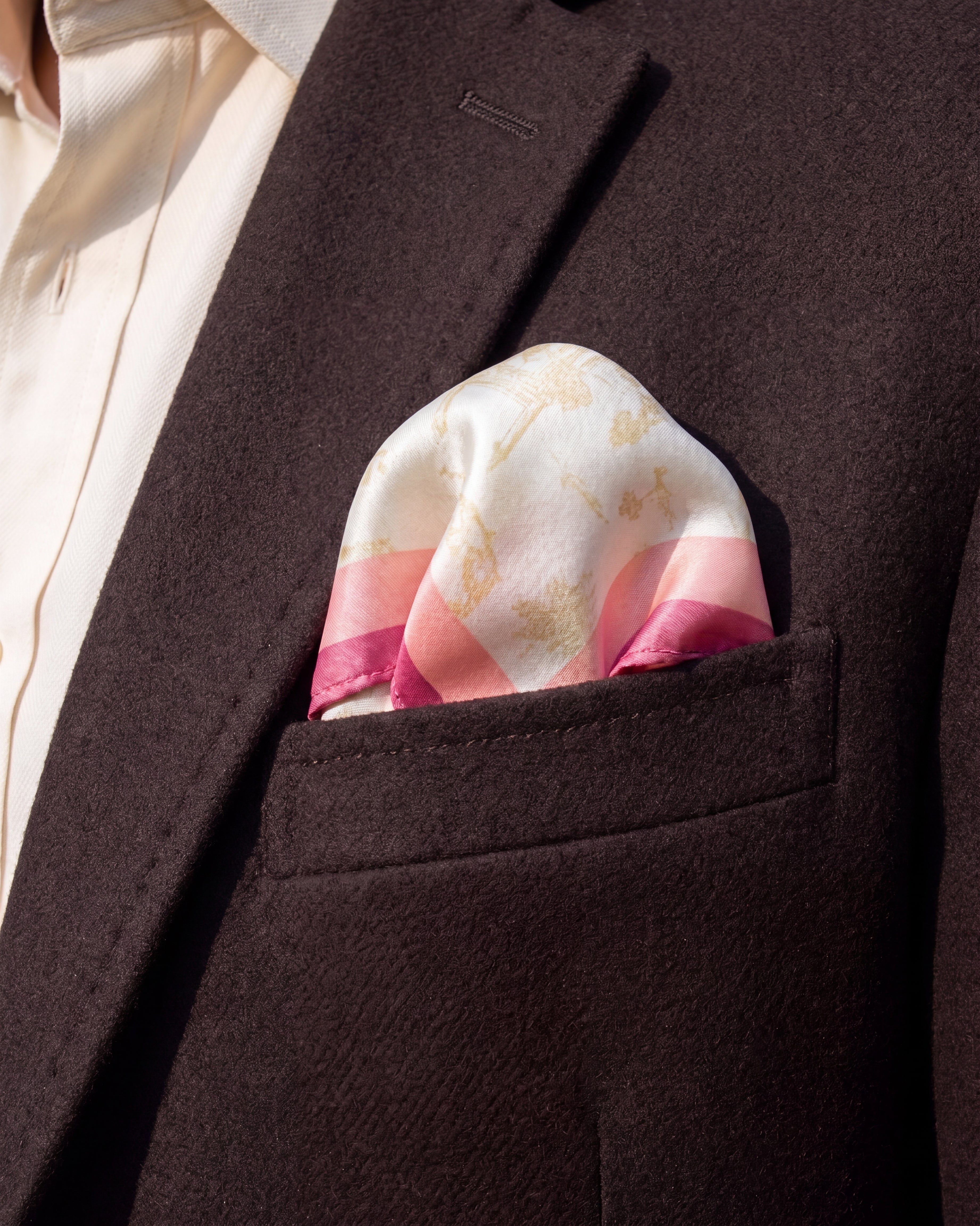 KARACHI TOILE - POCKET SQUARE