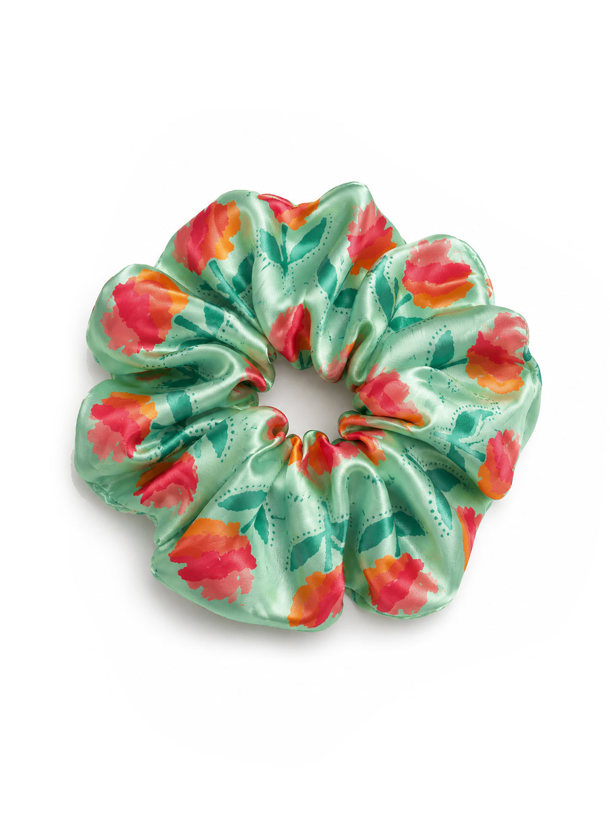 MARIGOLD AQUA - SCRUNCHIE