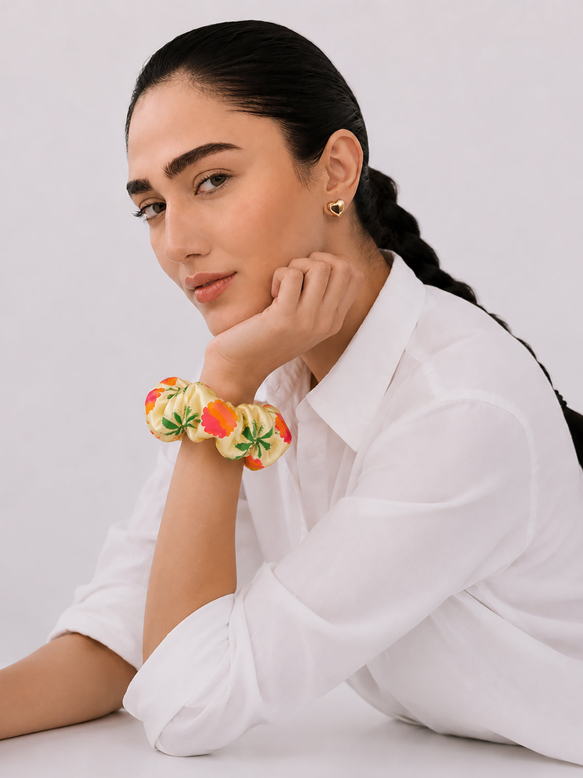 MARIGOLD IVORY - SCRUNCHIE
