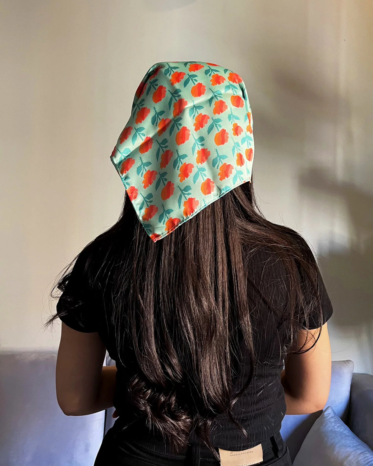 MARIGOLD BANDANA - AQUA