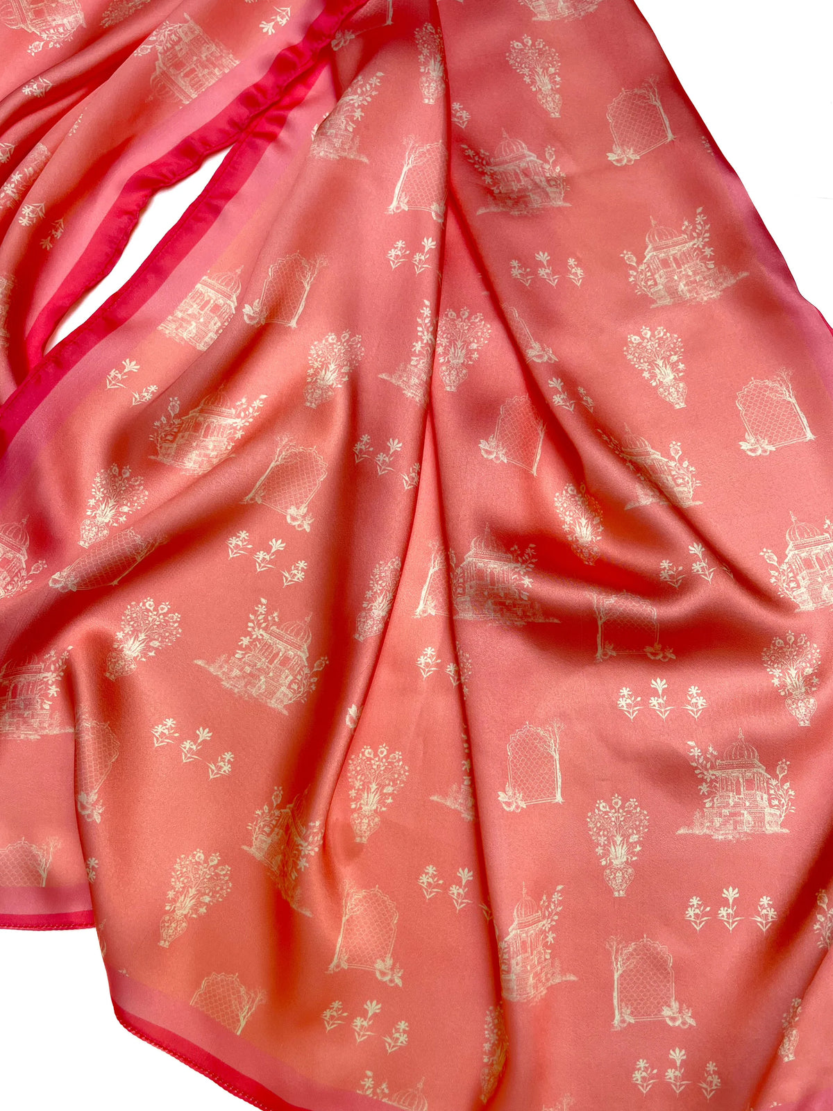 MUGHAL SCARF - PEACH