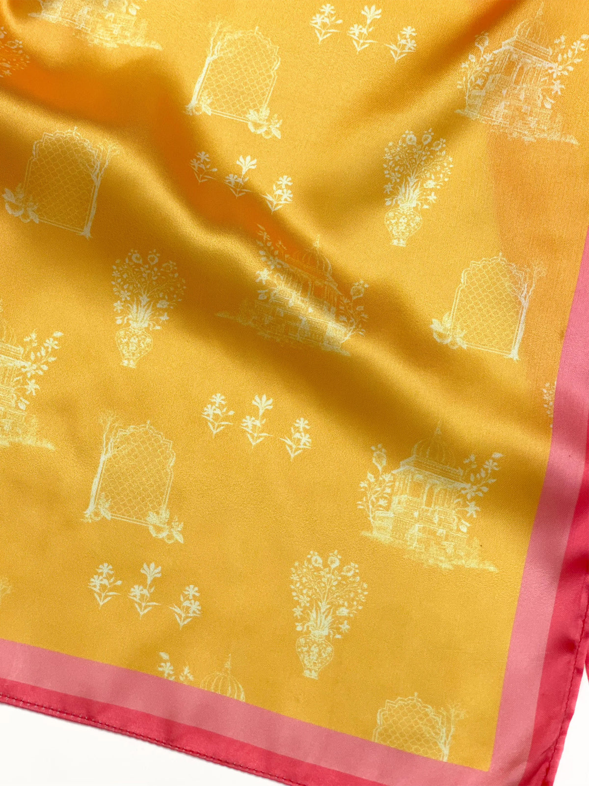 MUGHAL SCARF - YELLOW