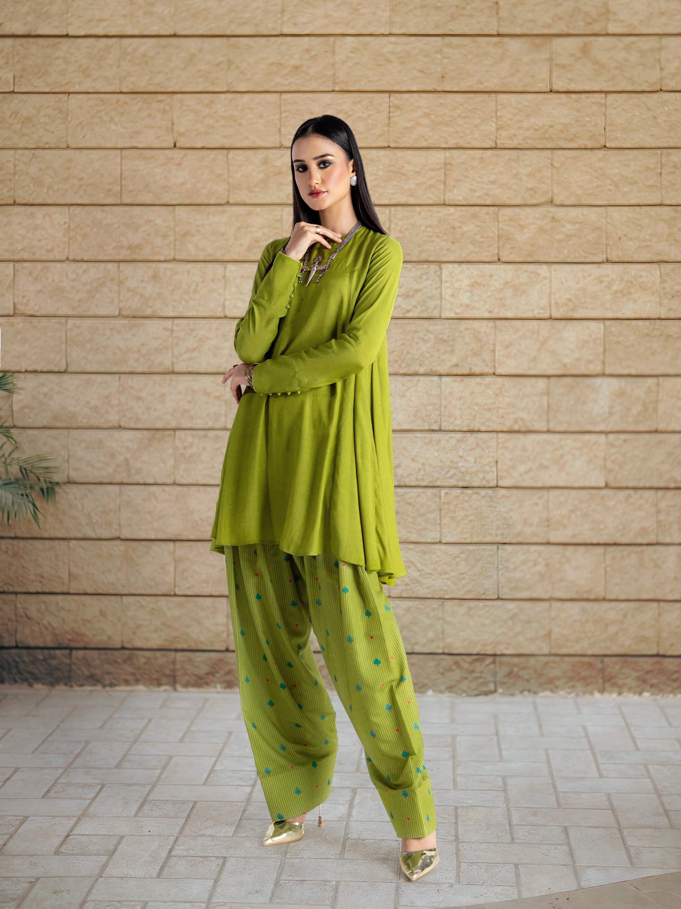 SABZ PAAN - ANARKALI SET