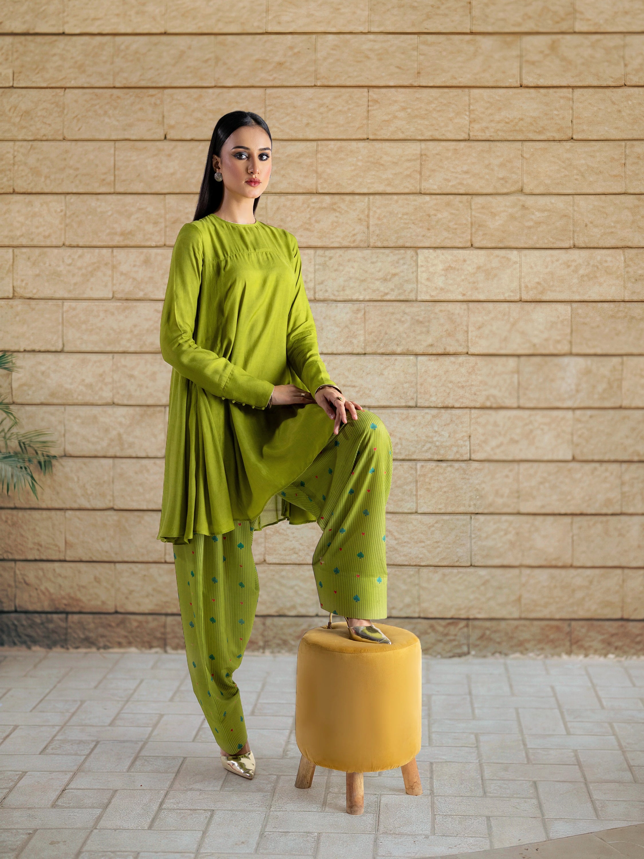 SABZ PAAN - ANARKALI SET