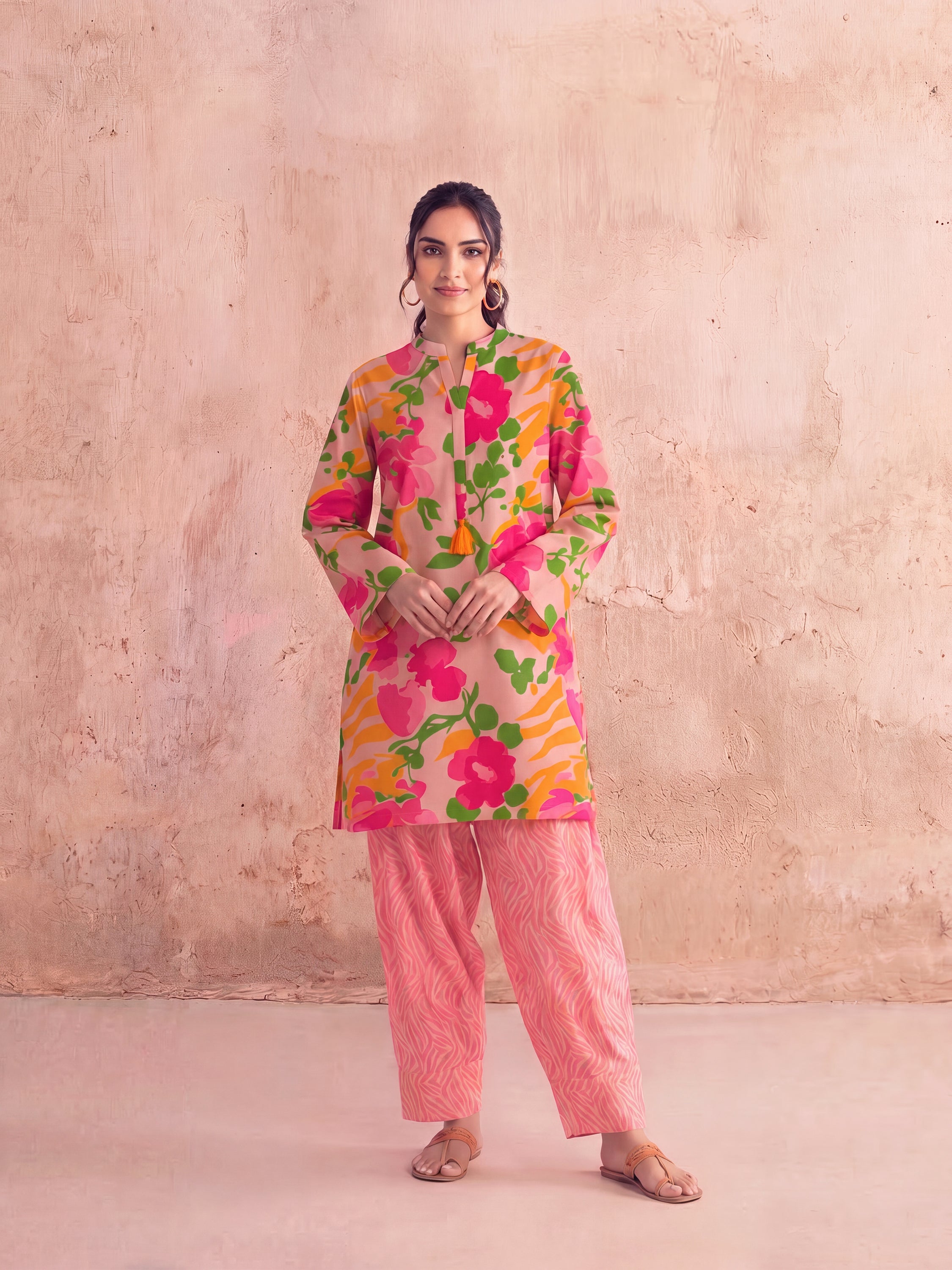 SASHA PINK - KURTA SET