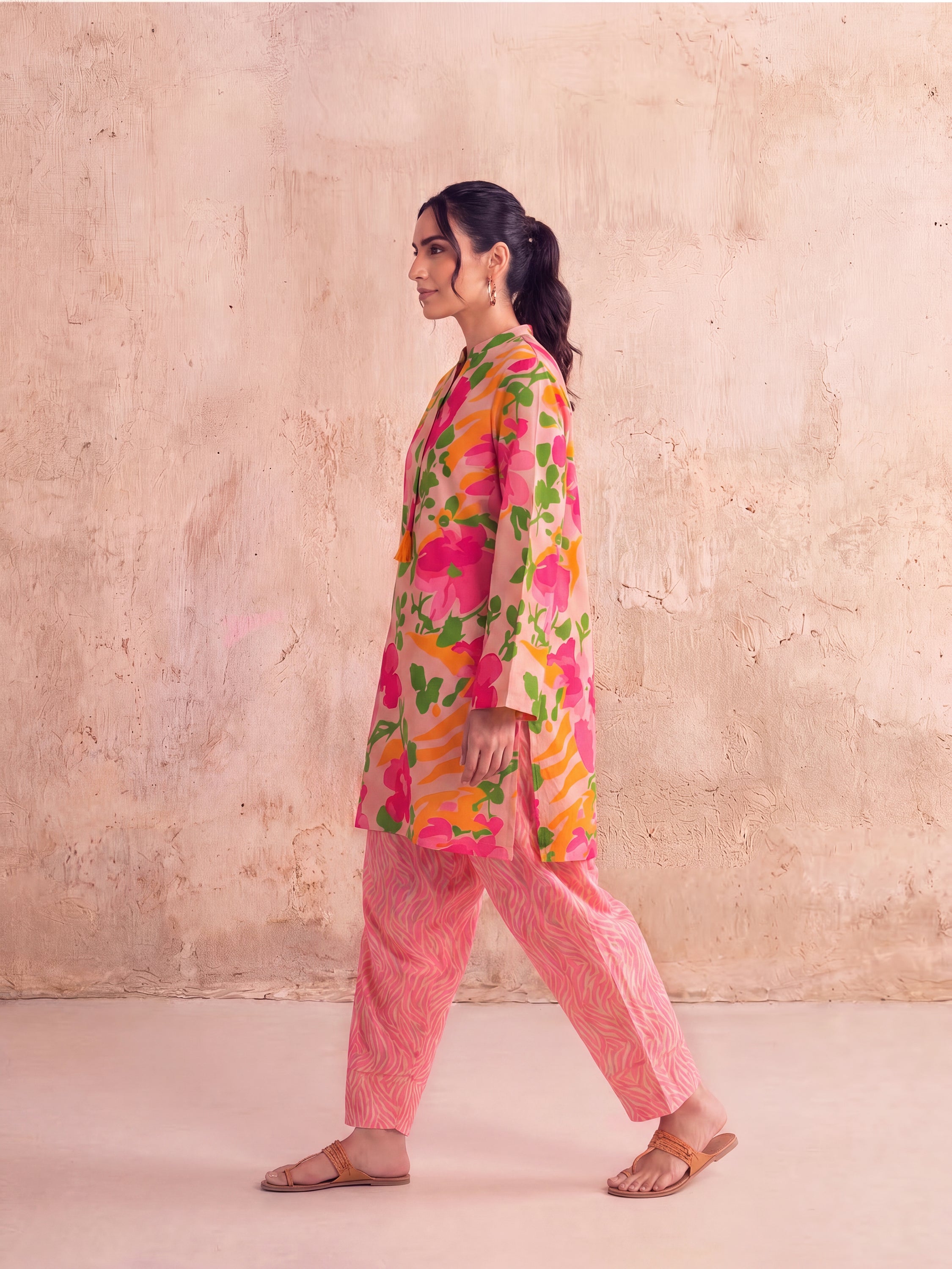 SASHA PINK - KURTA SET