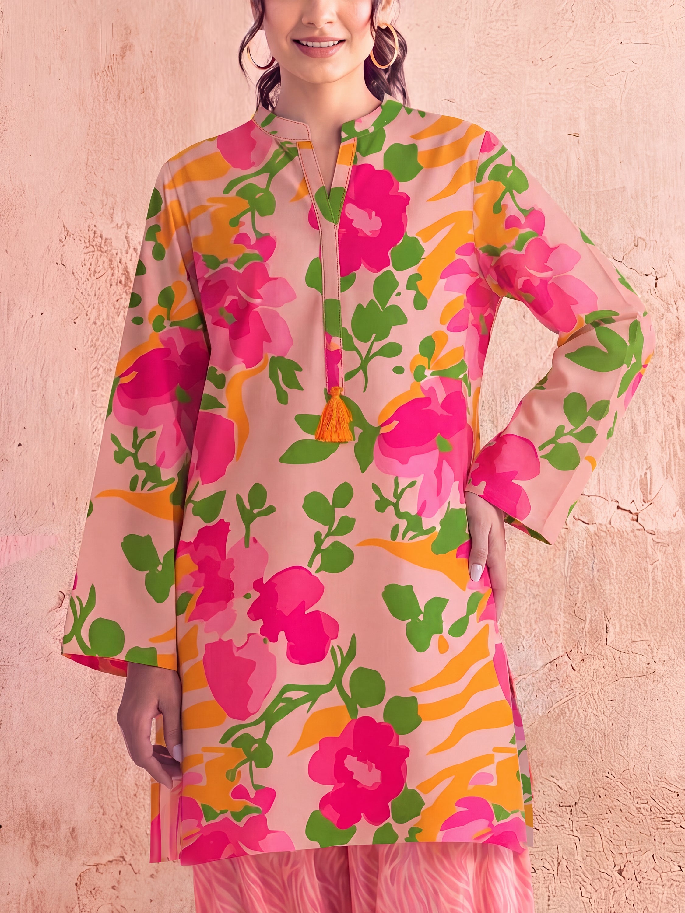 SASHA PINK - KURTA SET