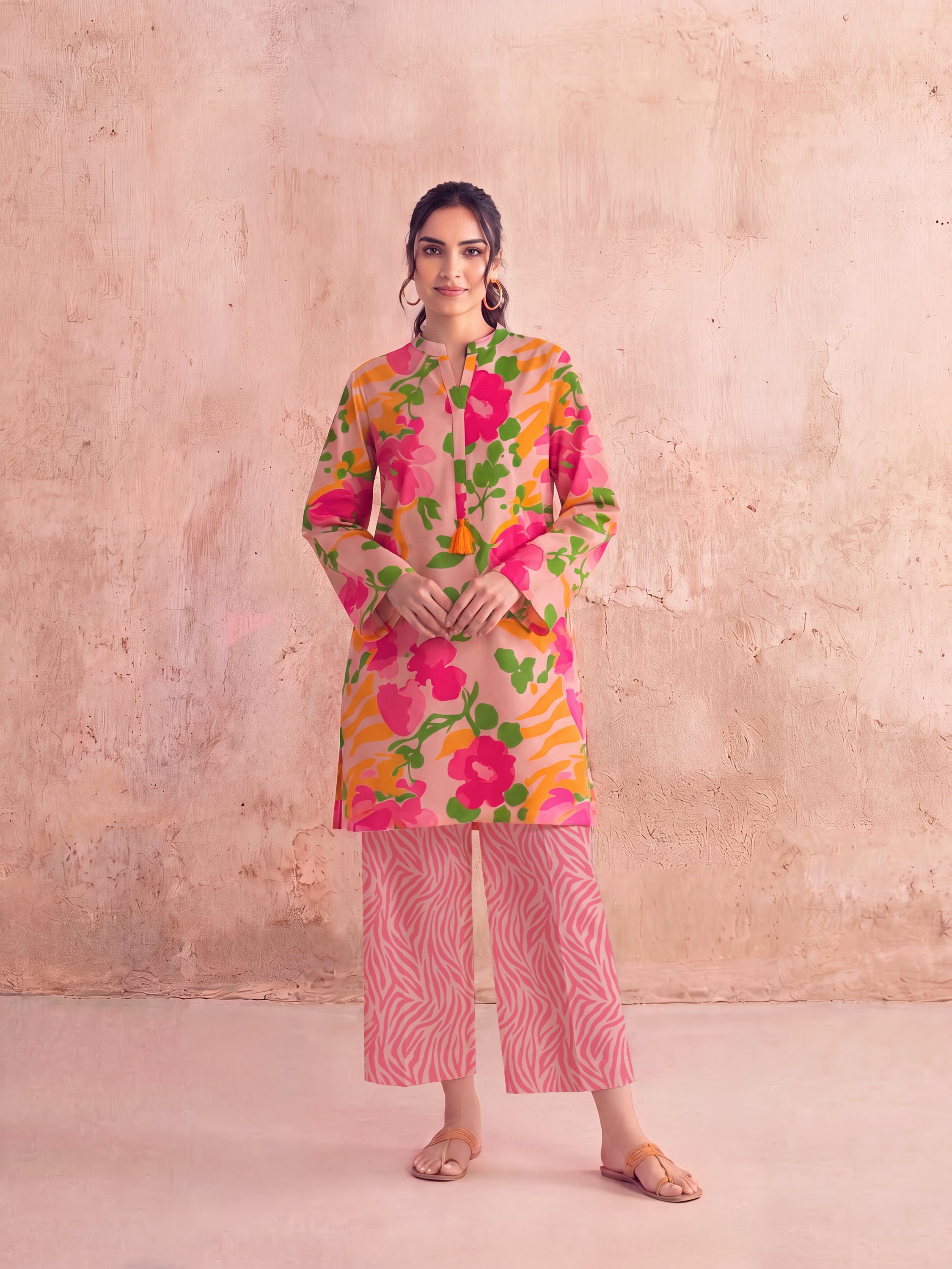 SASHA PINK - KURTA SET