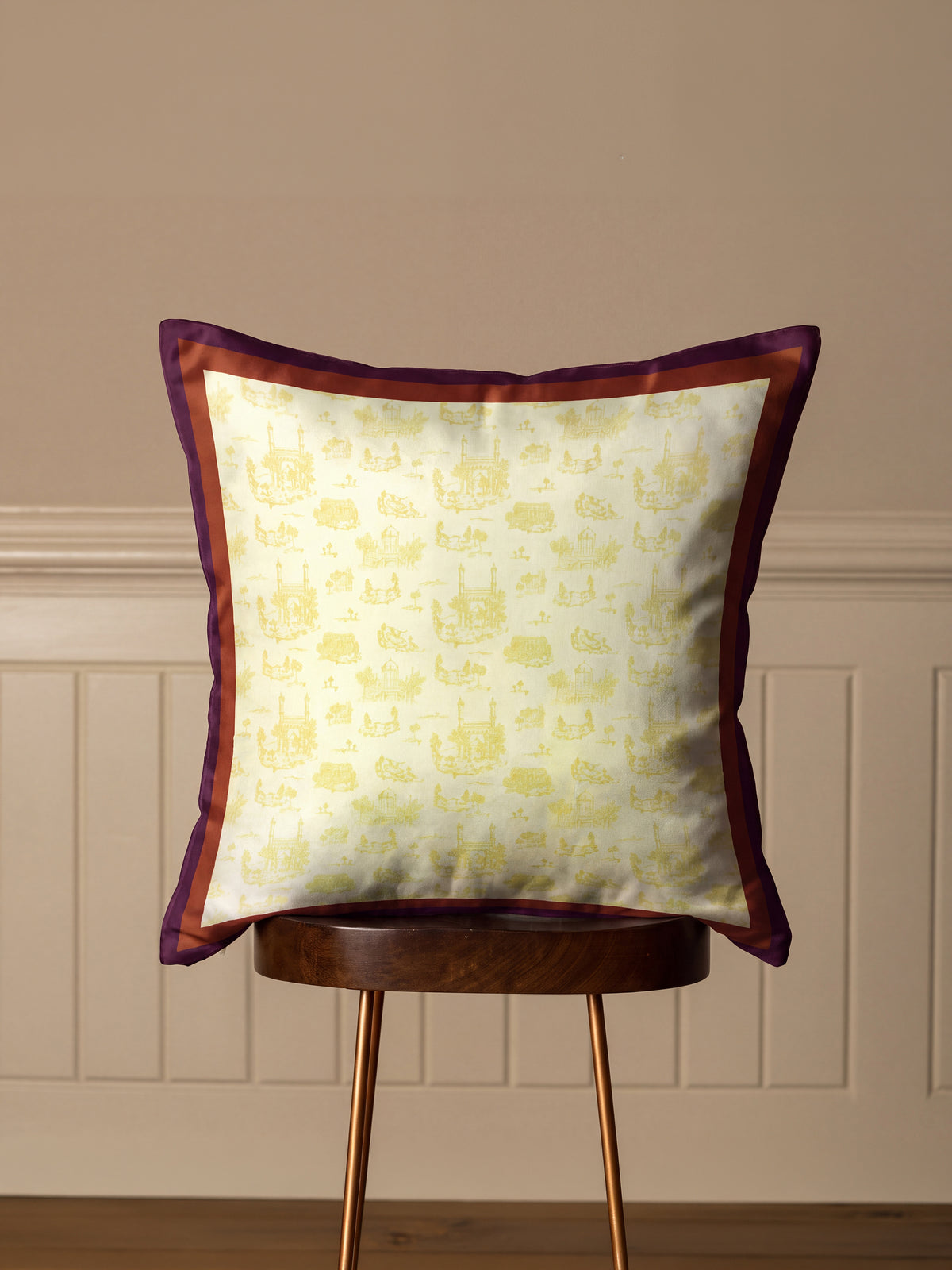 KARACHI CUSHIONS - BROWN