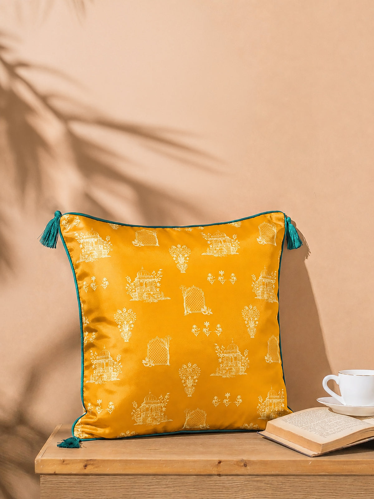 MUGHAL CUSHIONS - YELLOW