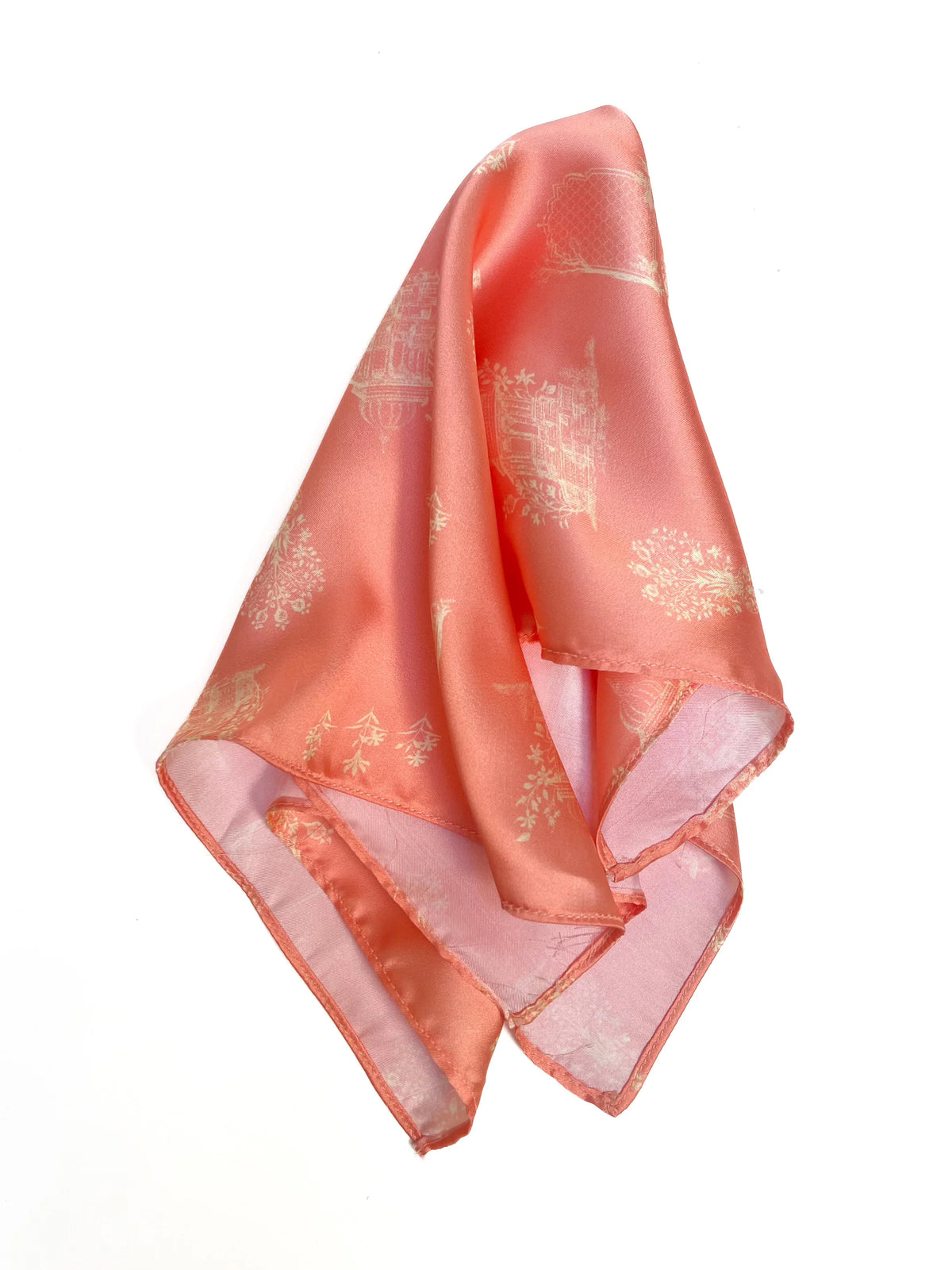 MUGHAL POCKET SQUARE - PEACH