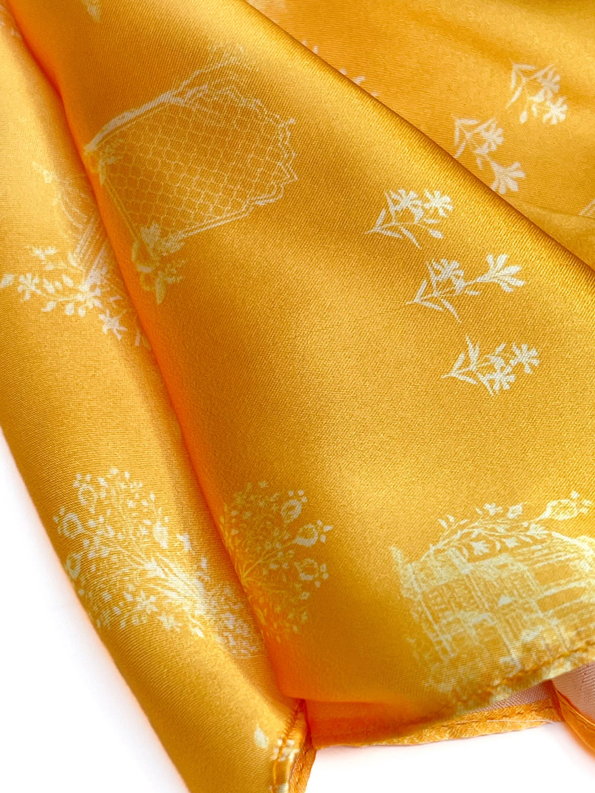 MUGHAL POCKET SQUARE - YELLOW
