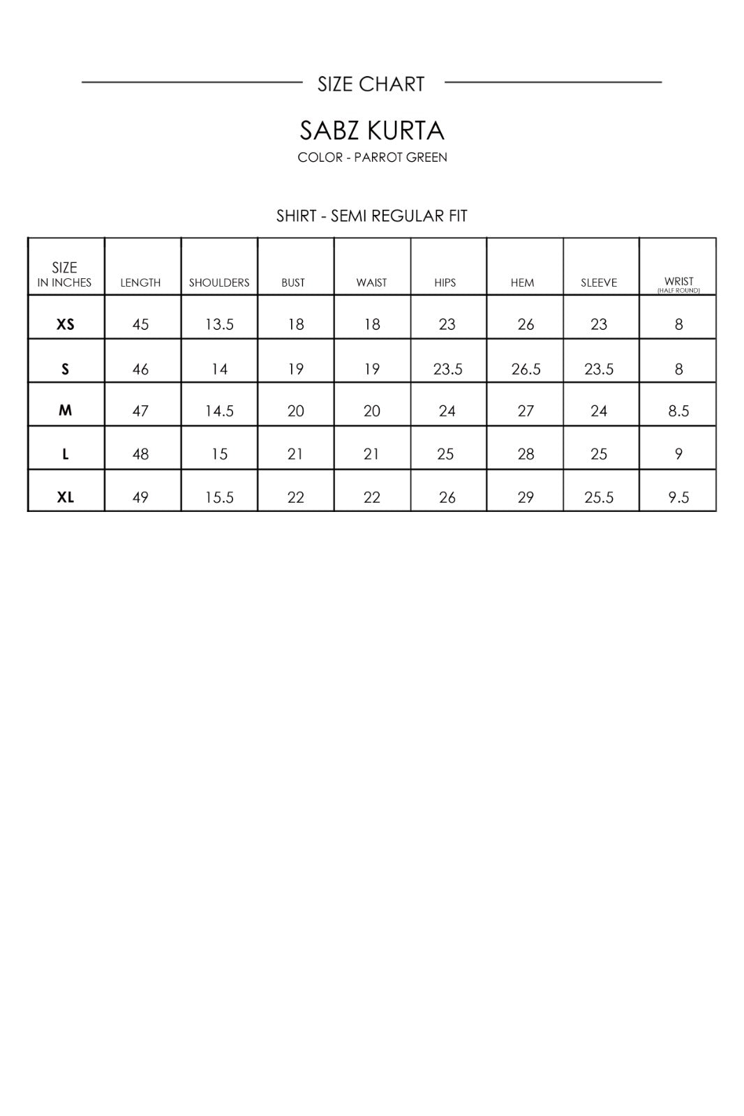 The Sabz Kurta