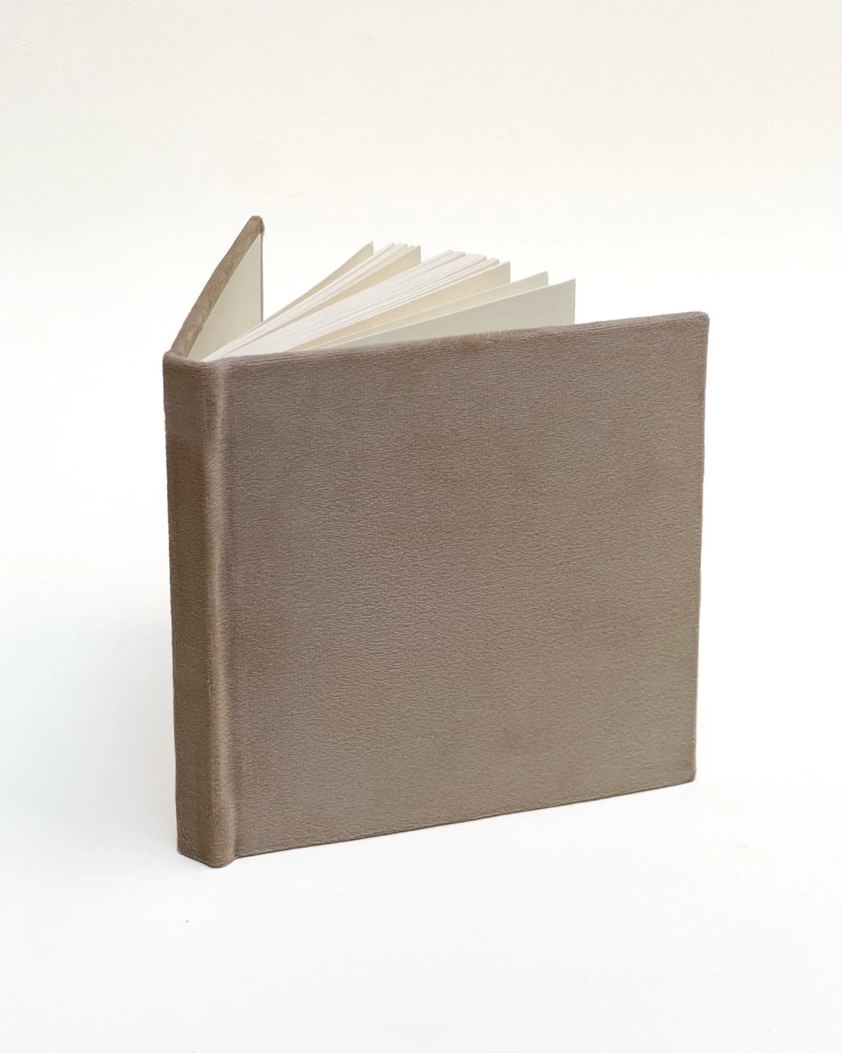MINI VELVET JOURNAL - BEIGE