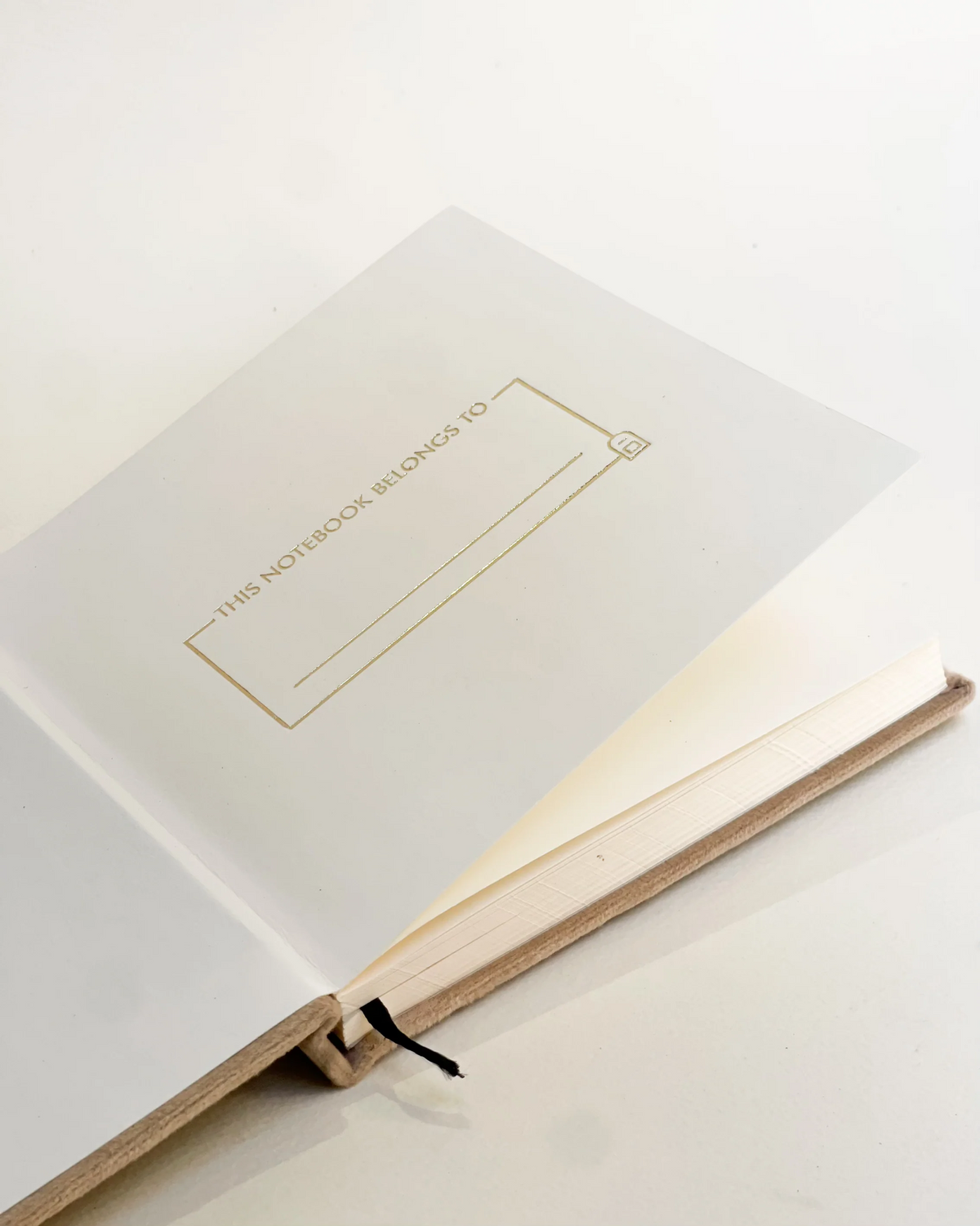 MINI VELVET JOURNAL - NAVY