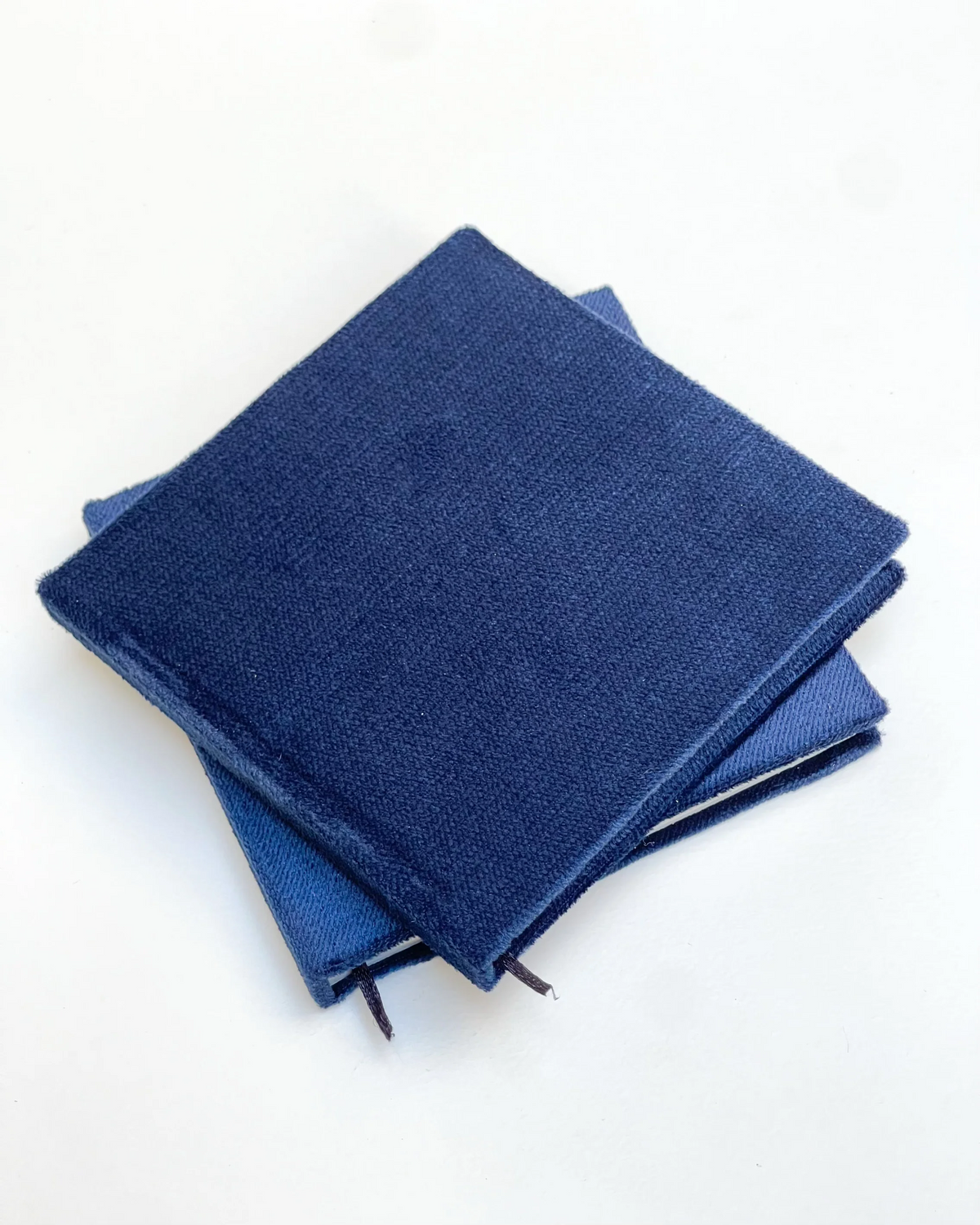 MINI VELVET JOURNAL - NAVY