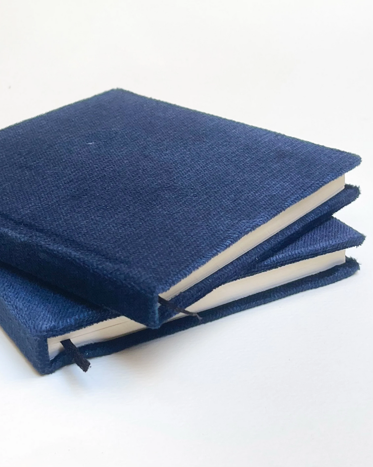 MINI VELVET JOURNAL - NAVY