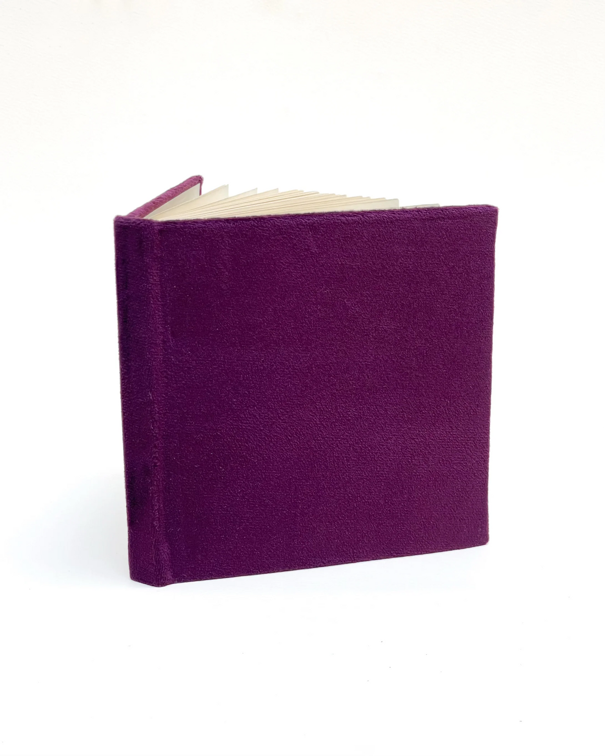 MINI VELVET JOURNAL - PLUM