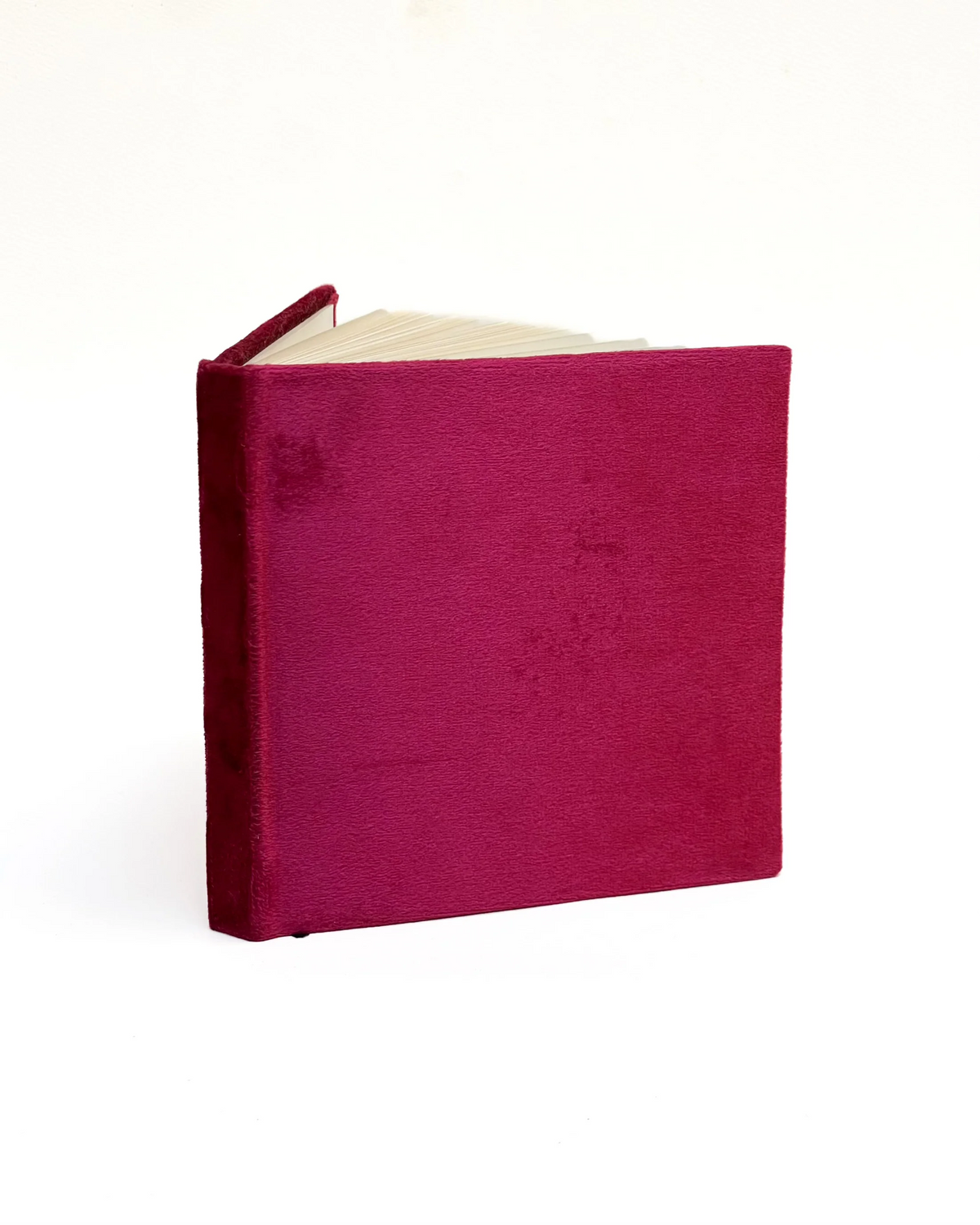 MINI VELVET JOURNAL - WINE RED